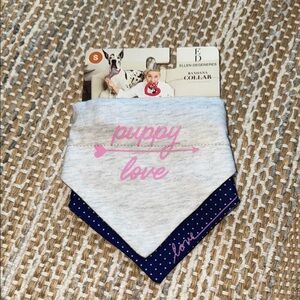 Ellen DeGeneres Dog Bandana - Gray and Navy